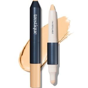 trèstique 2-in-1 Refillable Concealer Crayon + Sponge – Porcelain
